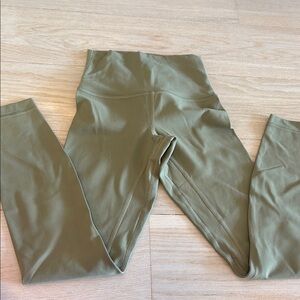 Lululemon Size 0 Olive Green Leggings